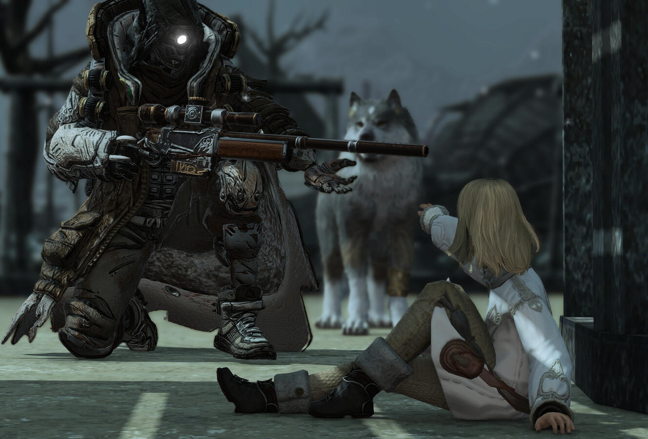 My animals and I would be grateful to you, if you accepted us to be a part of your side, our leader...'